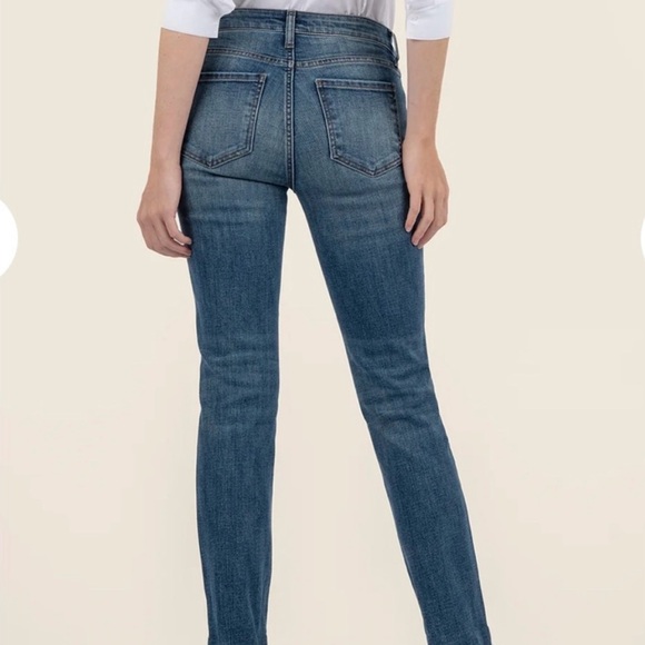 Kut from the Kloth Mid Rise Boyfriend Jeans Size 16 - Picture 3 of 7